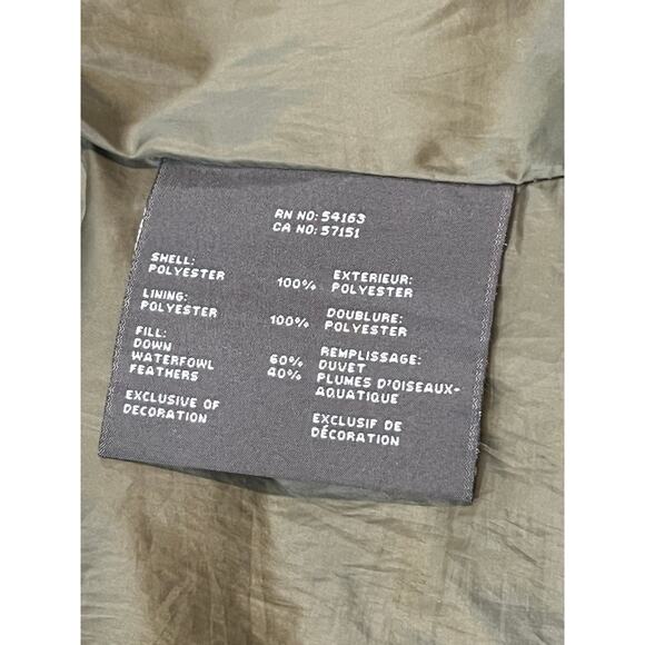 Marc New York Puffer Jacket Quilted Warm Womans Size M Dark Green - Picture 3 of 6